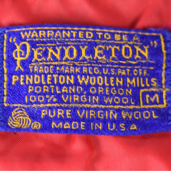 Pendleton Red Wool Garment - Picture 4 of 6